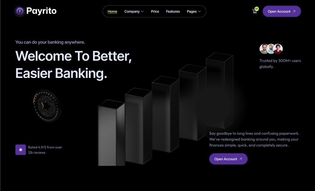 Payrito – Banking & Finance