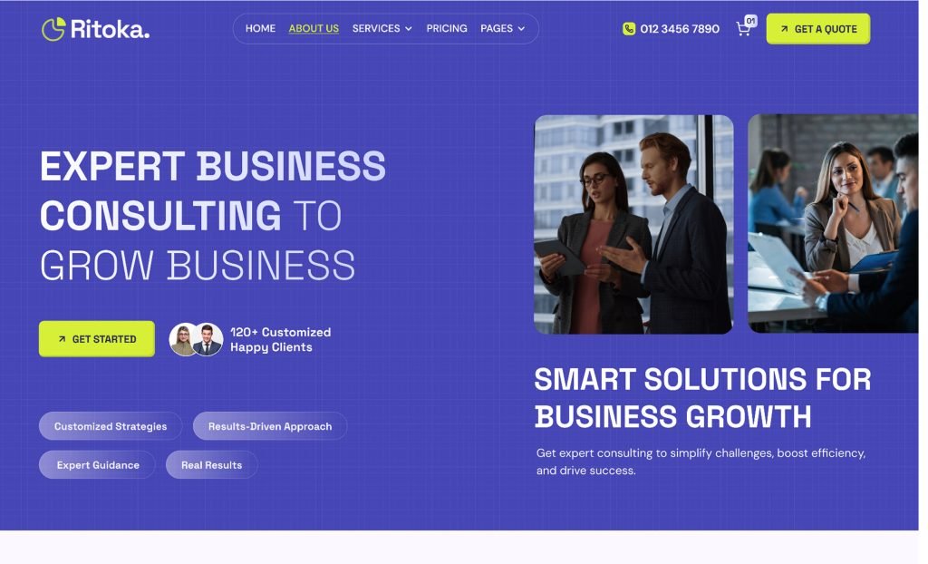 Ritoka – Business Consultant Webflow Template