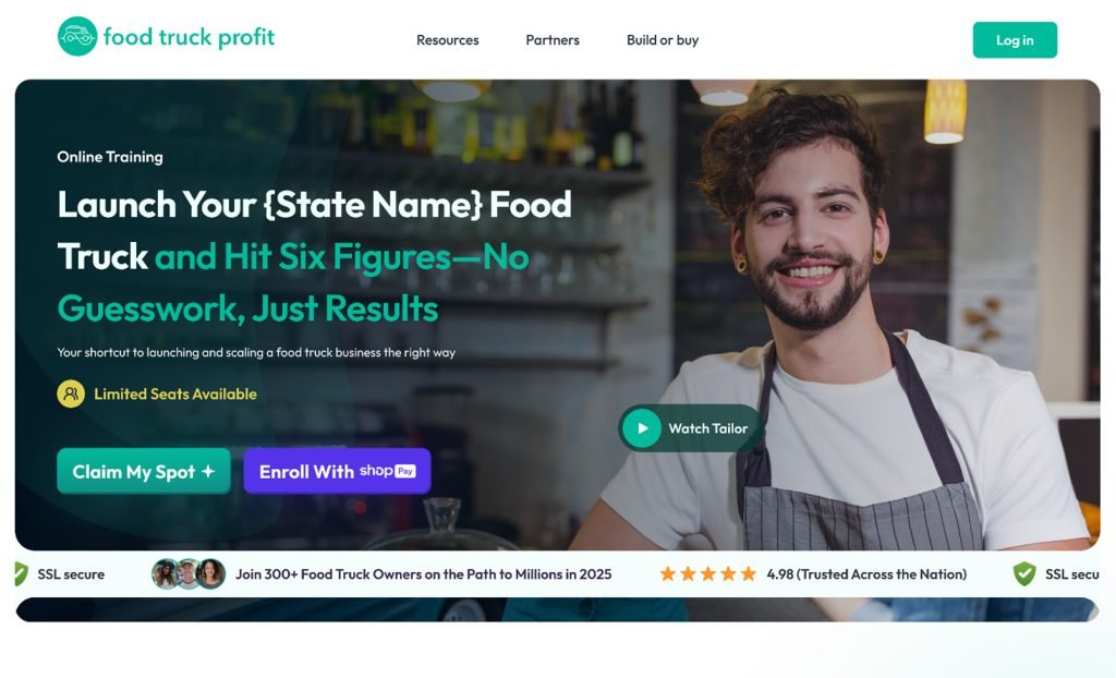 Food truck profit – Online Training Platform