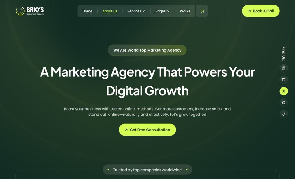 BRIQ’S – Marketing Agency