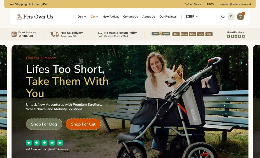 Pets Own Us – Pet Accessories Shop