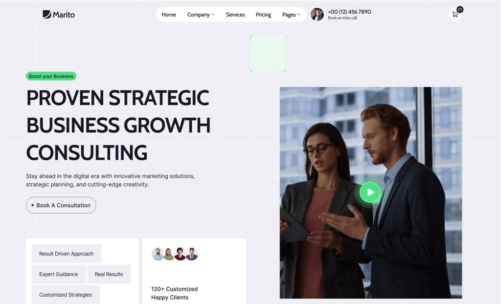 Marito – Business Consultancy Webflow Template