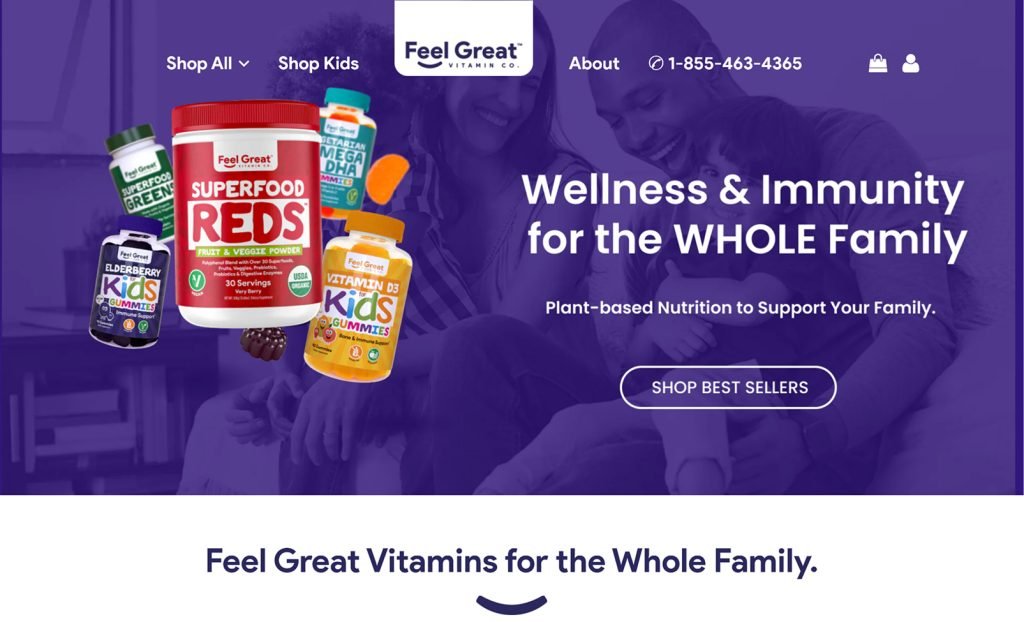 Feel Great – Health & Wellness Brand