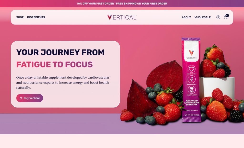 Vertical – Nutrition Drinks Brand