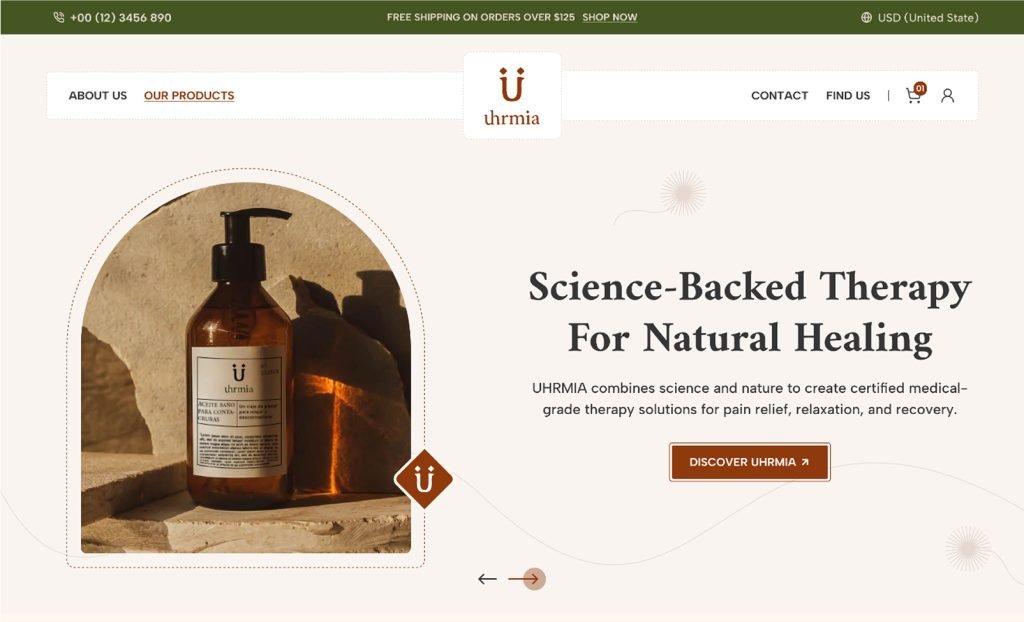 Uhrmia – Therapy Serum Branding